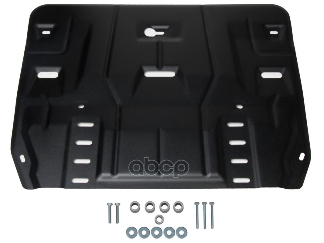 Защита Картера Двигателя + Кпп + Комплект Крепежа Автоброня, Сталь, Kia K5 2020->/Hyundai Sonata (Dn8) 2019-> Rival 111.02861...