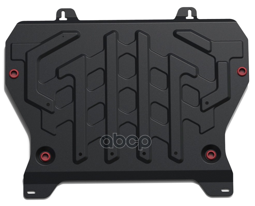 Защита картера двигателя и КПП Nissan Juke крепеж в комплекте сталь 1.8 мм черный АвтоБроня АВТОБРОНЯ 111.04141.1 Автоброня а...