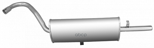 Глушитель Ваз 2106 Автоглушитель Ак21061201005 Автоглушитель арт. АК21061201005