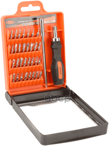 Набор отвертка со сменными вставками, пласт/ф АвтоDело 30733 АвтоDело арт. 30733