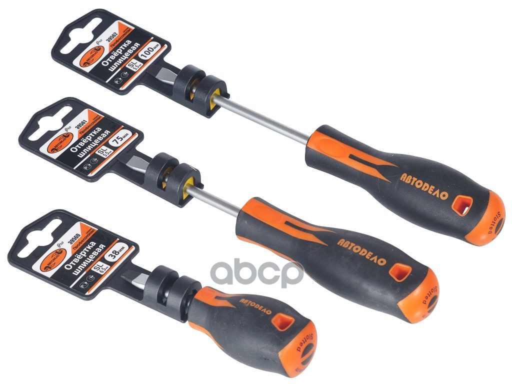 Отвертка шлицевая 100 мм Professional АвтоDело 39562 АвтоDело арт. 39562