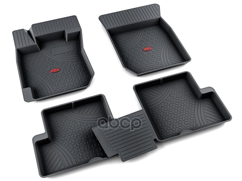 Коврики в салон резиновые высокий борт комплект ВАЗ Largus универсал R90 2021-, Cross 2021- 5-ти мес АГАТЭК A.000.262.K Агатэ...