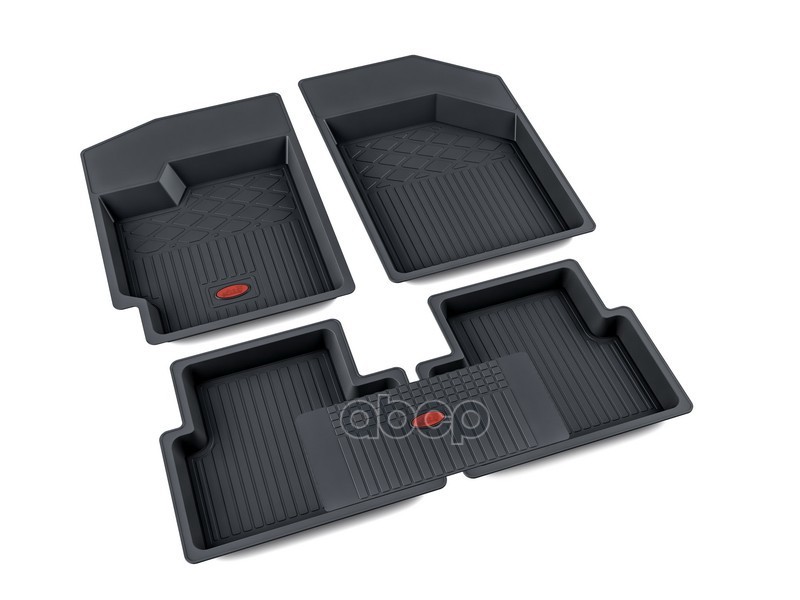 Коврики Салона Резина Черный Daewoo Matiz 1998- Агатэк A.002.17.h АгатэК арт. A.002.17.H