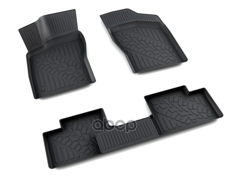 Коврики Салона Полиуретан Черный Daewoo Nexia Седан Ii 2008- Агатэк A.002.18.pl АгатэК арт. A.002.18.PL