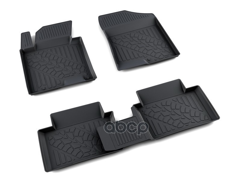 Коврики Салона Полиуретан Черный Kia Ceed Хэтчбек 2012- Агатэк A.002.411.pl АгатэК арт. A.002.411.PL