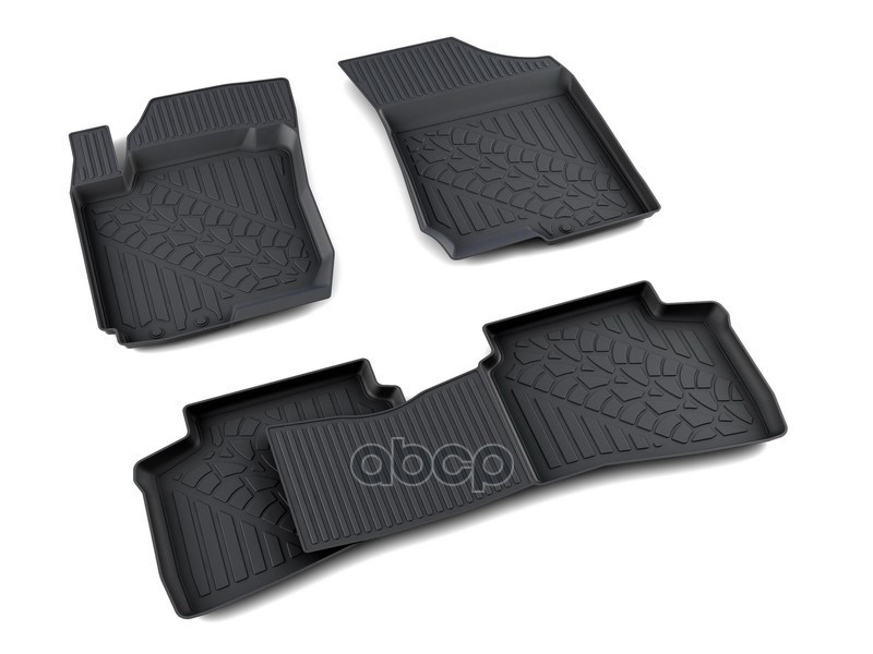Коврики Салона Полиуретан Черный Kia Ceed Хэтчбек, Универсал 2006- Агатэк A.002.41.pl АгатэК арт. A.002.41.PL