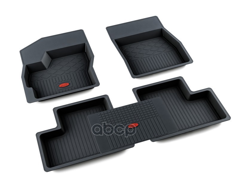 Коврики Салона Резина Черный Mazda 3 Седан, Хэтчбек 2003-2009 Агатэк A.002.45.h АгатэК арт. A.002.45.H