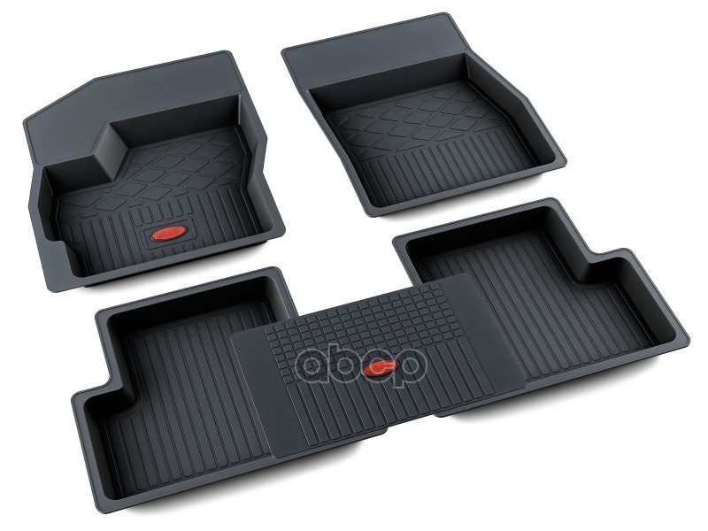 Коврики салона резина черный Mitsubishi Outlander 2012- АГАТЭК A.002.5211.H АгатэК арт. A.002.5211.H