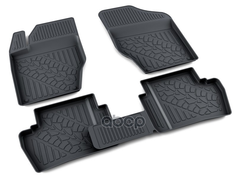 Коврики Салона Полиуретан Черный Peugeot 308 Хэтчбек I 4A_,4C_ 2007- Агатэк A.003.128.pl АгатэК арт. A.003.128.PL