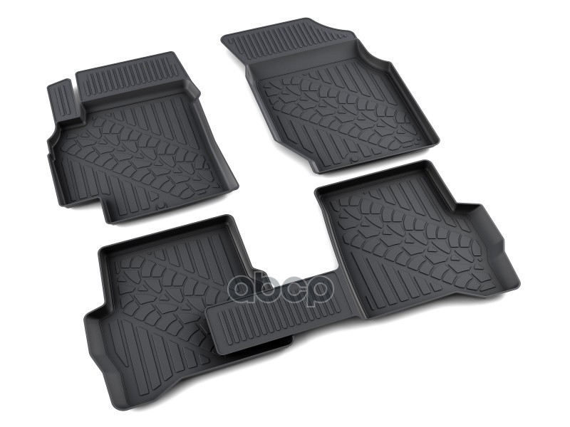 Коврики Салона Полиуретан Черный Nissan Almera Classic B10 2006-2012 Агатэк A.003.27.pl АгатэК арт. A.003.27.PL