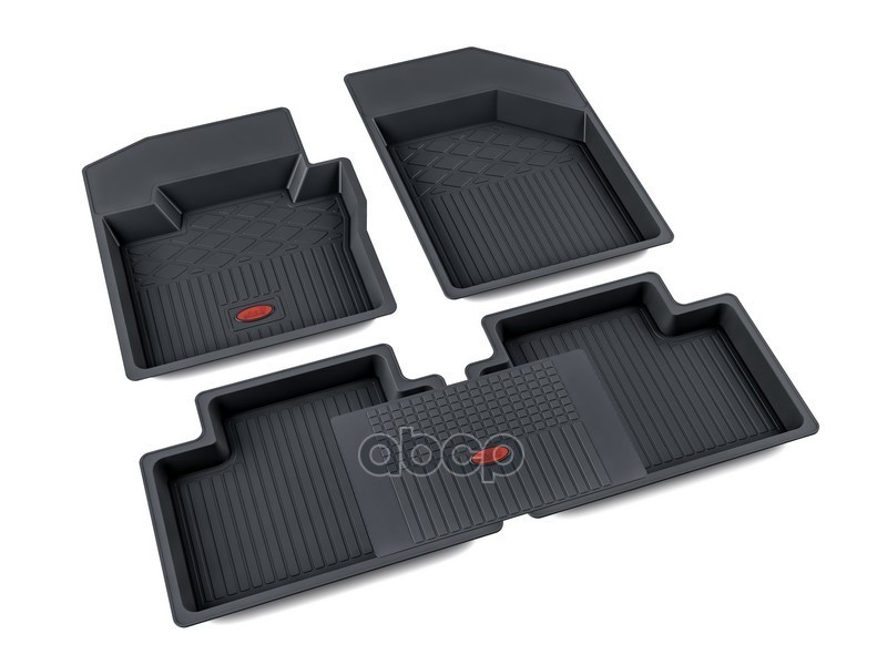 Коврики Салона Резина Черный Kia Sportage 2010- Агатэк A.003.47.h АгатэК арт. A.003.47.H