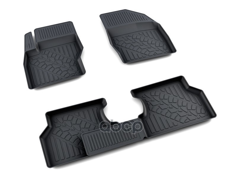 Коврики Салона Полиуретан Черный Ford Focus 2008- Агатэк A.003.55.pl АгатэК арт. A.003.55.PL