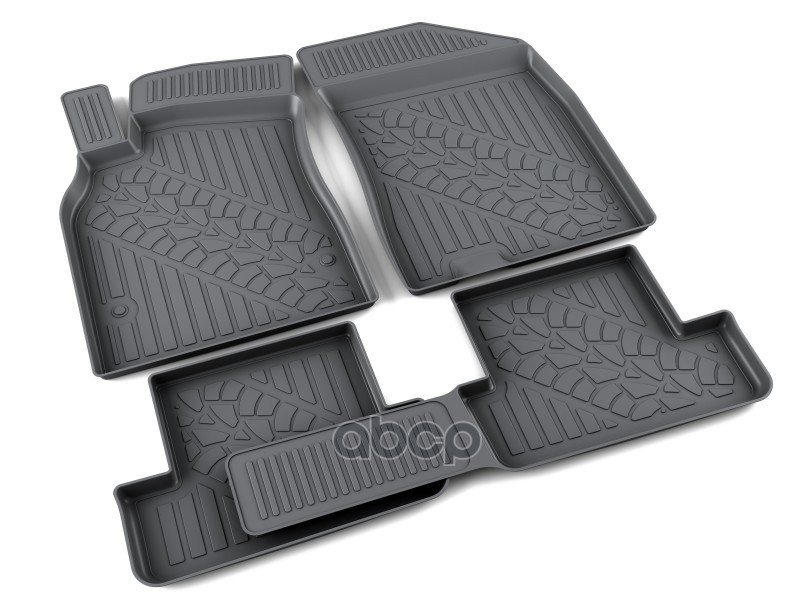 Коврики Салона Полиуретан Черный Renault Megan Iii Хэтчбек 2008- Агатэк A.003.61.pl АгатэК арт. A.003.61.PL