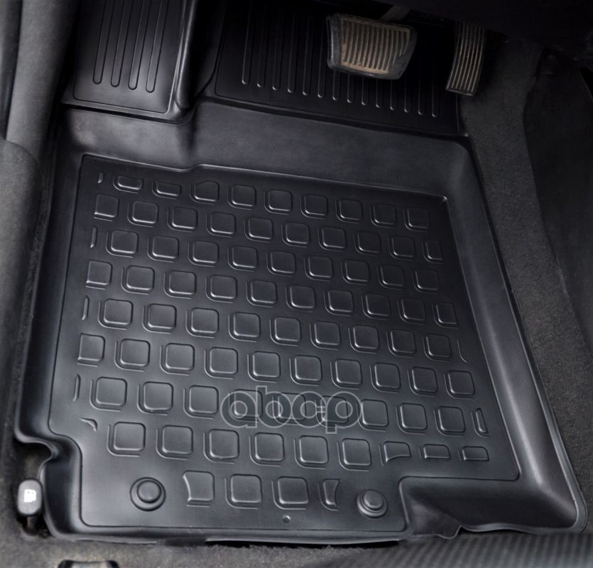 Коврики Салона Полиуретан Черный Kia Rio Седан 2011- 3D Агатэк A.003.71.pl АгатэК арт. A.003.71.PL