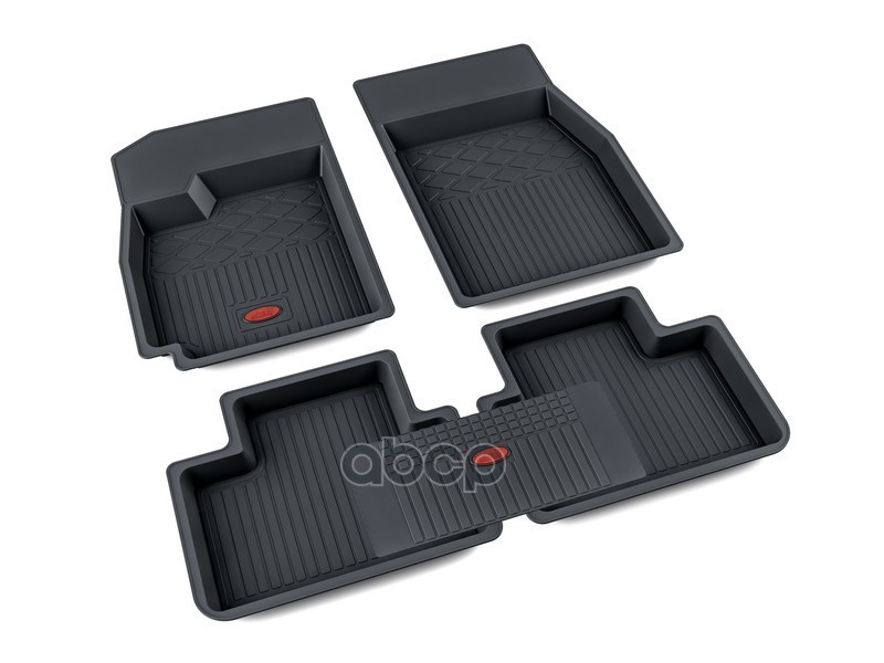 Коврики Салона Резина Черный Chevrolet Lanos 2005- Агатэк A.005.01.k АгатэК арт. A.005.01.K