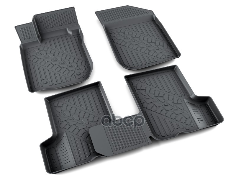 Коврики Салона Полиуретан Черный Renault Logan Седан 2004-, Универсал 2007- 3D Агатэк A.005.08.pl АгатэК арт. A.005.08.PL