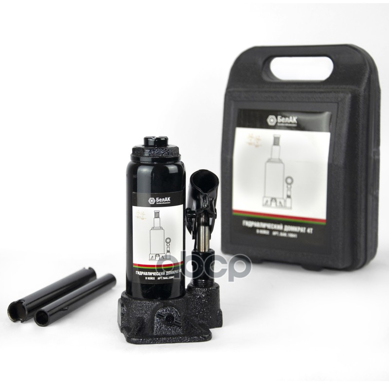 Домкрат бутылочный 4 тонны в кейсе БелАК БелАК арт. БАК10041