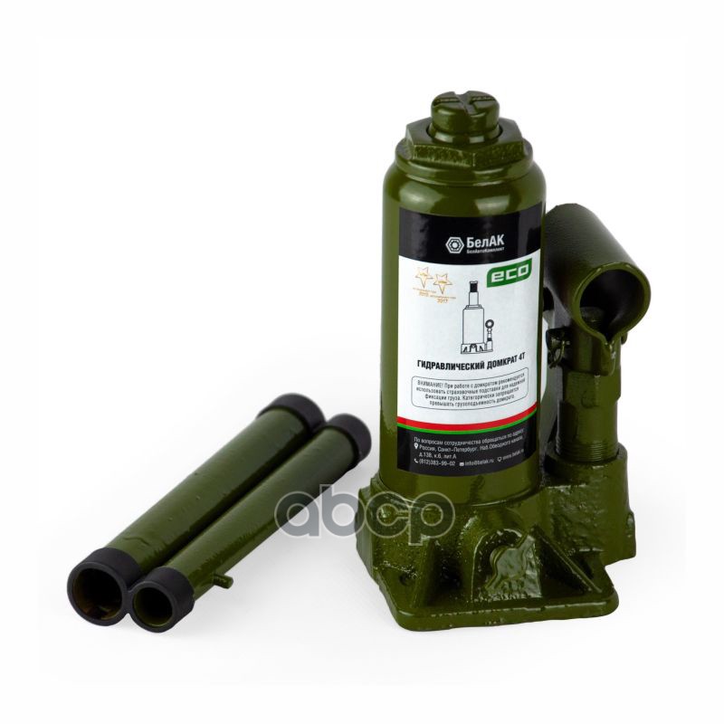 Домкрат бутылочный ECO 4 тонны БелАК БелАК арт. БАК70013