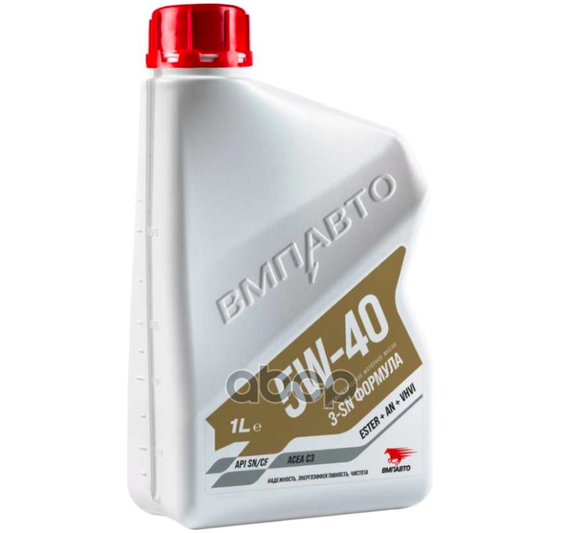 ВМПАВТО Масло моторное синтетическое 3-SN 5W40 SN/CF, С3 1л