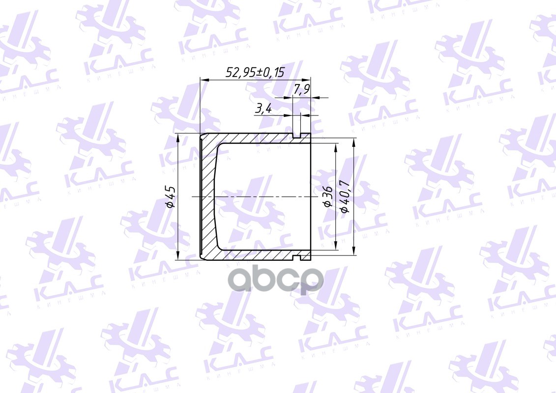 Поршень Переднего Суппорта Standard Для А/М Fiat Scudo  / Peugeot Expert / Citroen Jumpy (Минивэн / КАС (КейЭйСи) арт. kf453653