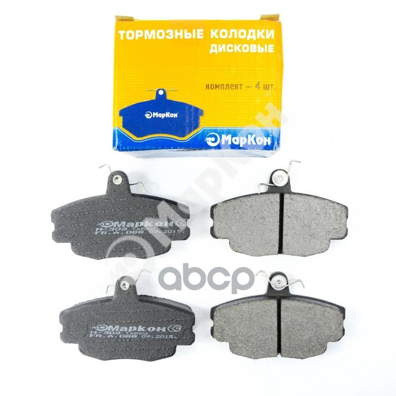 Колодки тормозные дисковые к-т Citroen  Peugeot  Renault МарКон арт. 06800180