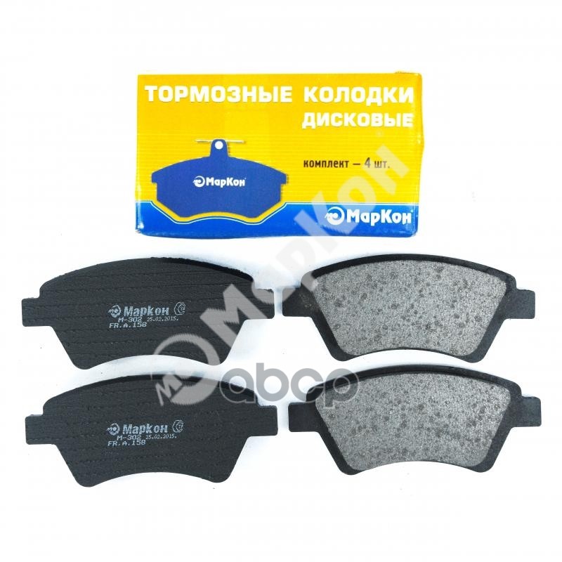Колодки тормозные дисковые к-т Renault Megan II МарКон арт. 15800183