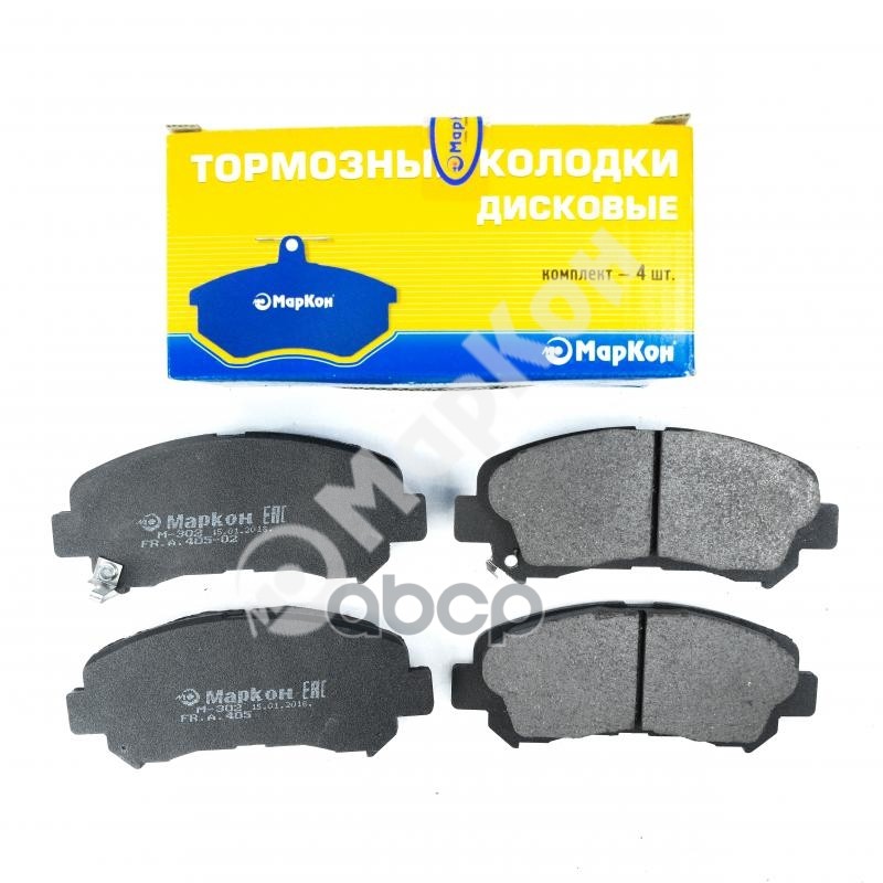 Колодки тормозные дисковые к-т с мех. индикатором износа Nissan X-Trail II  Renault Koleos МарКон арт. 40502170