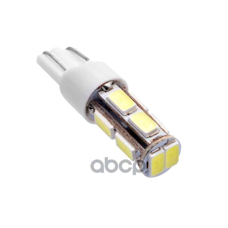 Лампа светодиодная 12V T10 10W W2,1x9,5d Маяк Ультра 180° WHITE 1 шт. картон 12T10-W10SMD5630 Маяк арт. 12T10-W10SMD5630