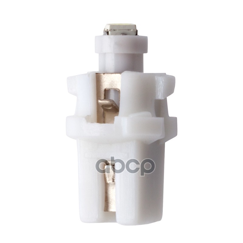 Лампа светодиодная сигнальная T5 W2x4.6d 12V T 5 1SMD с патроном BAX8,7D White цена за 1шт Маяк арт. 12T5P87W1SMD