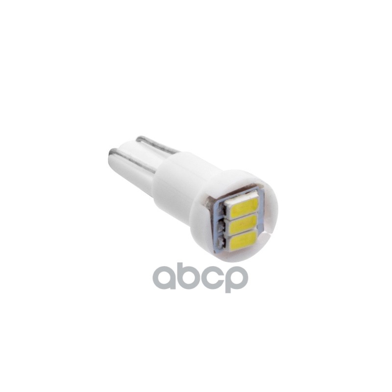 Лампа светодиодная сигнальная T5 W2x4.6d 12V T 5 3SMD (3014) W2,0x4,6D White цена за 1шт Маяк арт. 12T5W3SMD3014