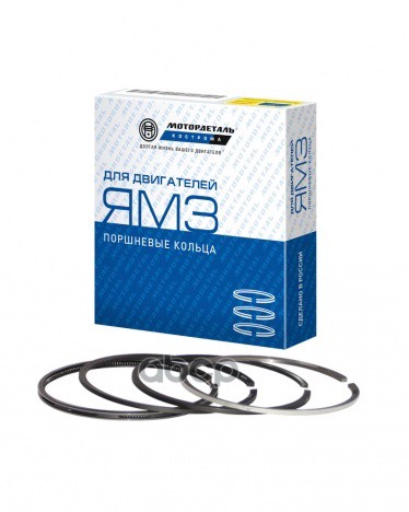 Кольца Поршневые К-Т Маз/Урал/Краз Дв.ямз-236/238 Мотордеталь арт. 236-1004002-А4