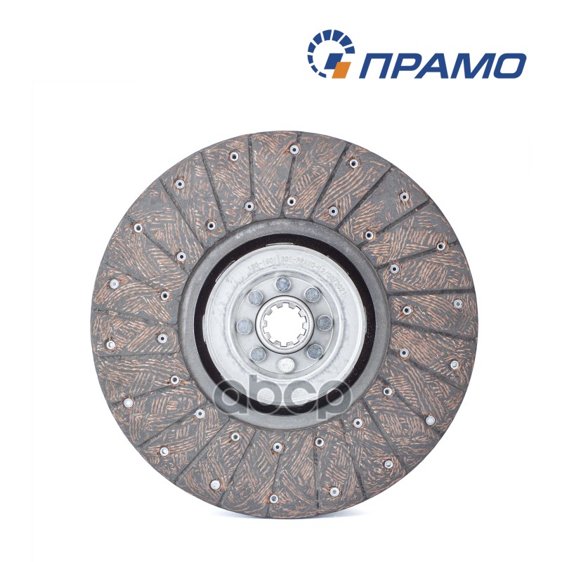 Диск сцепления ведомый модернизированный с безасбестовой накладкой Прамо 130-1601130Е Прамо арт. 130-1601130Е