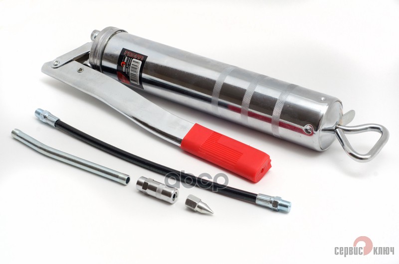 Шприц для смазки плунжерный, 400 гр, с фиксированным клапаном PROFFI Сервис ключ 70650 СЕРВИС КЛЮЧ арт. 70650