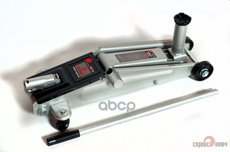 Домкрат подкатной 3т. ВЫСОКИЙ c подстаканником 150530 мм Сервис ключ 75040 СЕРВИС КЛЮЧ арт. 75040