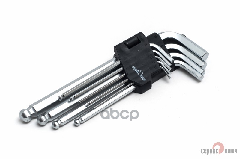 Набор ключей Гобразных (9 шт.) удлиненных Сервис ключ 76401 СЕРВИС КЛЮЧ арт. 76401