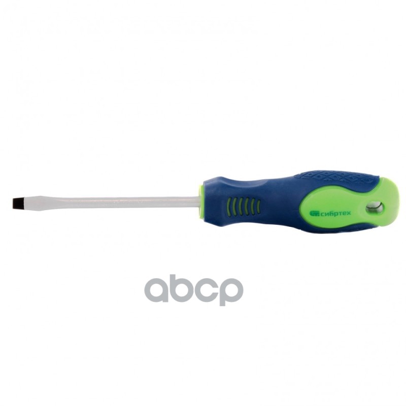 Отвертка, Sl6x100 Мм, Crv, Двухкомпонентная Рукоятка Сибртех 11871 Сибртех арт. 11871