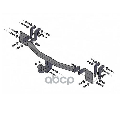 Фаркоп ТРЕЙЛЕР Mitsubishi Outlander 2012- ТРЕЙЛЕР арт. 7140