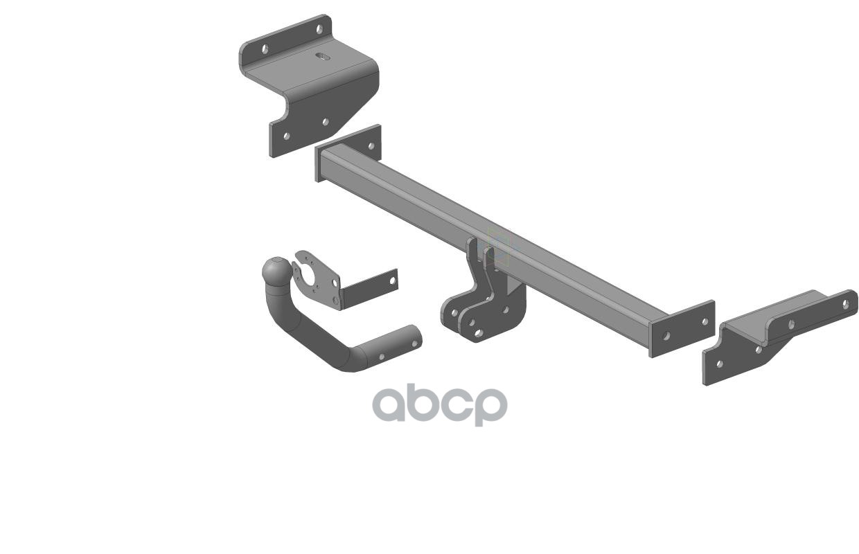 Фаркоп для Hyundai Creta 2021- без снятия и подрезки бампера. ТРЕЙЛЕР арт. 7261