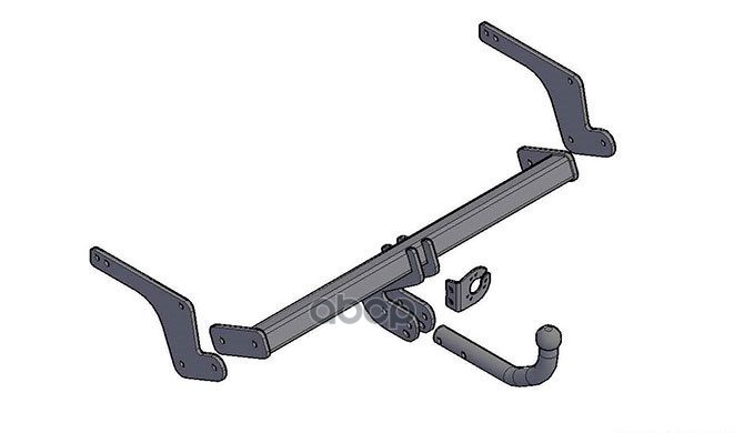 Фаркоп для съемный шар без эл/пакета для а/м Renault Duster ТРЕЙЛЕР арт. 904101