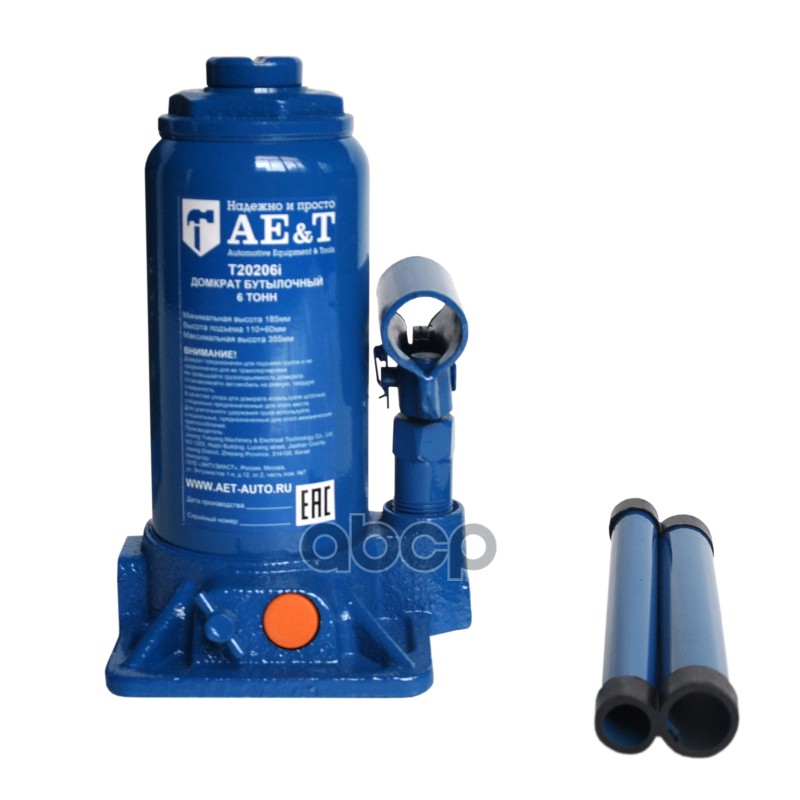Домкрат Бутылочный T20206i Aet 6Т Ae&T T20206i AE&T арт. T20206i