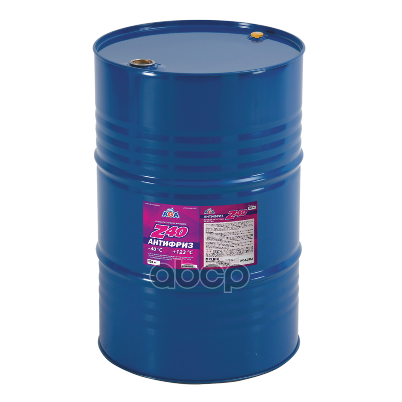 Антифриз AGA 056Z готовый -40 красный насос в/компл  220 кг AGA056Z AGA арт. AGA056Z