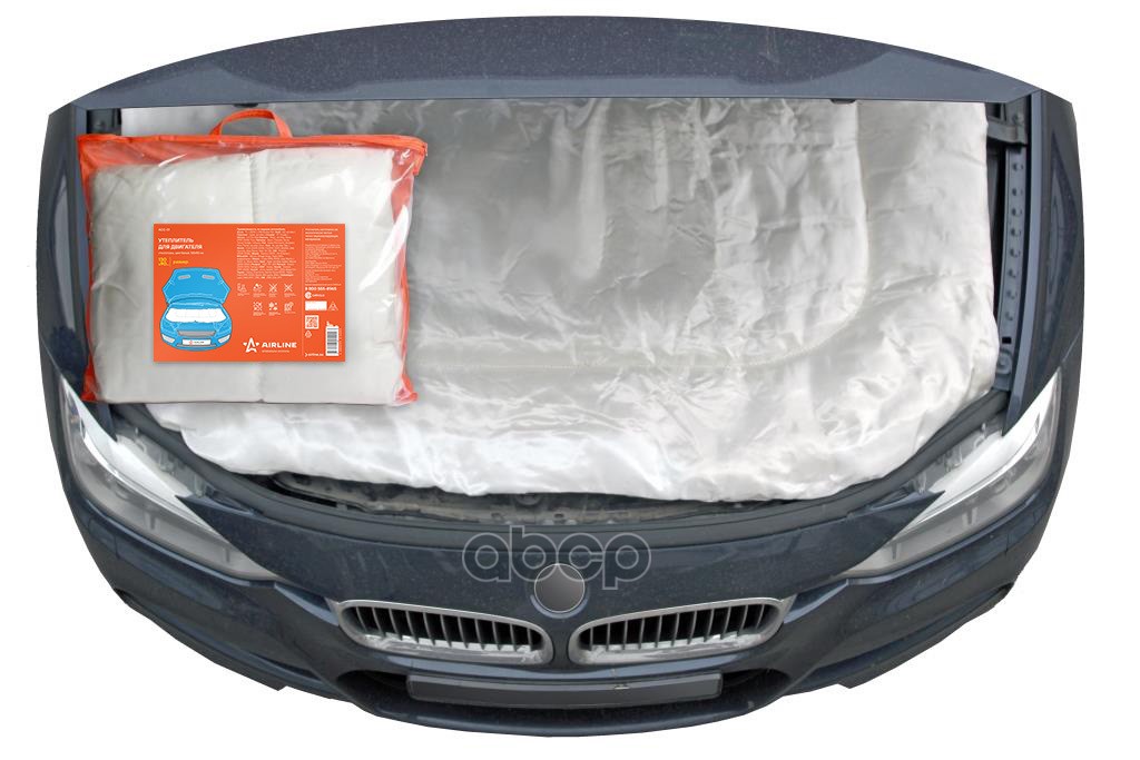 Утеплитель для двигателя  стеклоткань (210г/м2)  цвет белый  130*90см (ACC-01) AIRLINE арт. acc-01