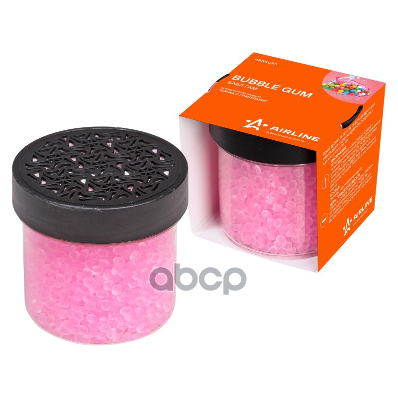 Ароматизатор Банка с гранулами бабл гам (AFBA096) AIRLINE арт. AFBA096