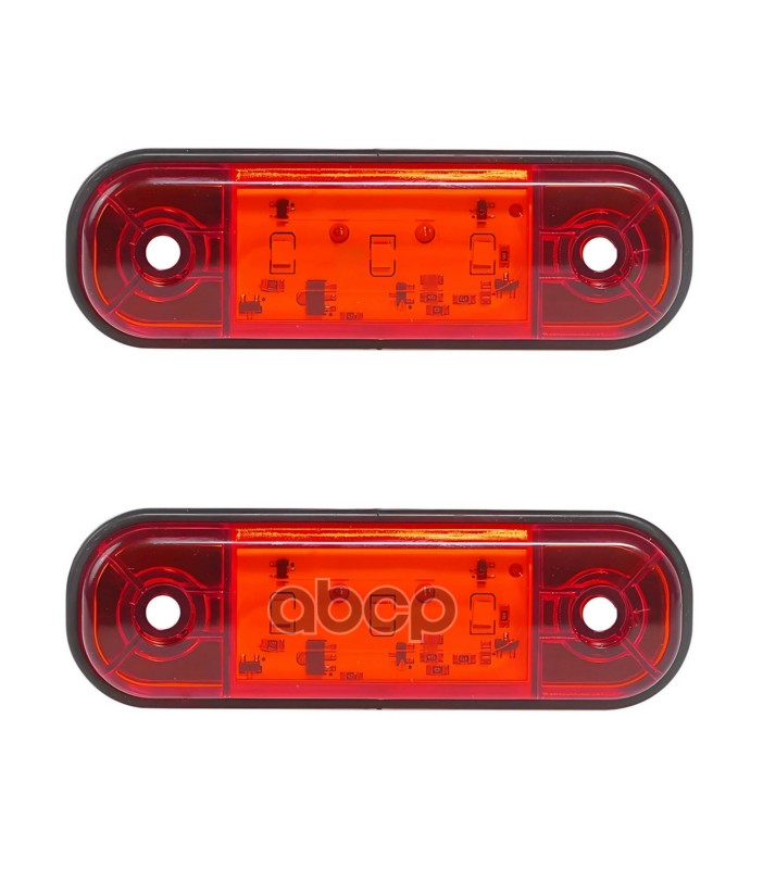 Огонь габаритный светодиодный, 12/24В, красный, комплект 2 шт. (ASML003) AIRLINE арт. ASML003