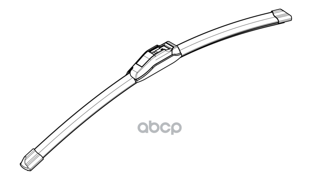 Щетка стеклоочистителя бескаркасная PLUS 450мм (18) 1 адптр (Hook 9x3, 9x4/Крючок 9x3, 9x4) (AWBBN4 AIRLINE арт. AWBBN450