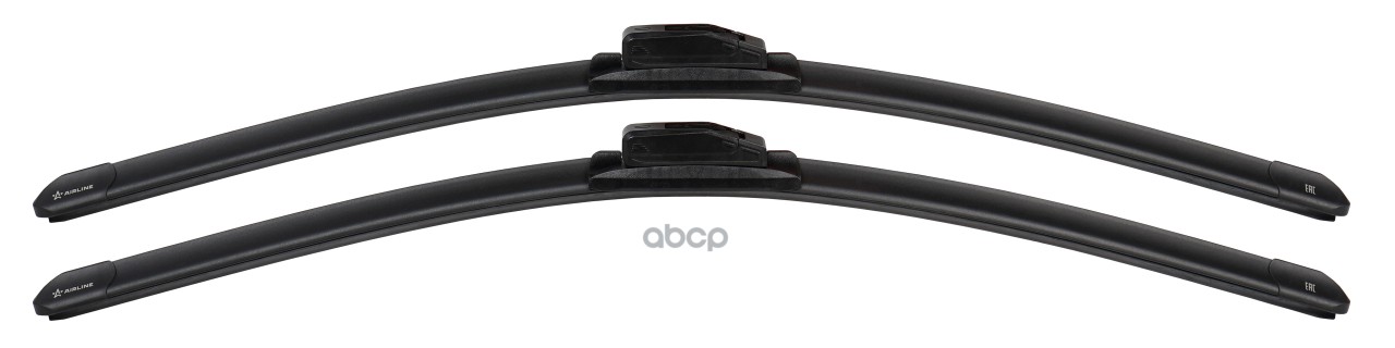 Щетки стеклооч компл. (2шт.) 530/450мм (21/18) бескаркас с крепл Крючок 9x3, 9x4 мм (AWBM011) AIRLINE арт. AWBM011