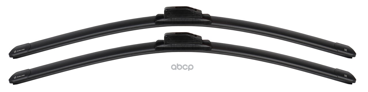 Щетки стеклооч компл. (2шт.) 600/450мм (24/18) бескаркас с крепл Push Button 16 мм (AWBM043) AIRLINE арт. AWBM043