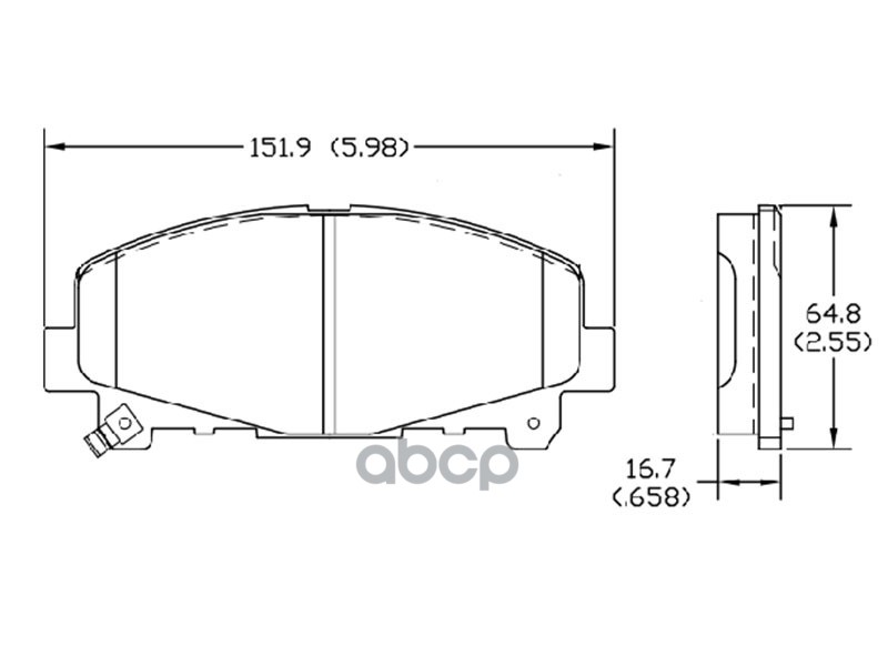 Колодки Тормозные Дисковые Передние Aknuk Honda Accord Viii (Cu), 06/08/ Acura Tlx, 07/14 |Trw Gdb3477 Bp1103 AKNUK арт. 'BP1103