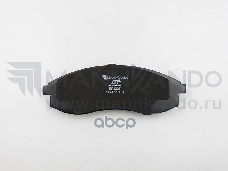 Колодки Тормозные Дисковые Передние Aknuk Mitsubishi L200 (K7_t, K6_t), 01/96 |Trw Gdb3327 Bp1207 AKNUK арт. 'BP1207