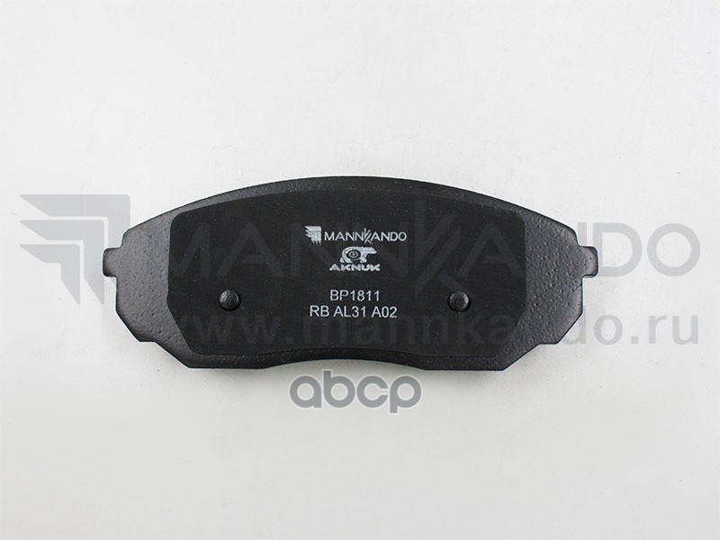 Колодки Тормозные Дисковые Передние Aknuk Kia Sorento I (Jc), 08/02 |Trw Gdb3452 Bp1811 AKNUK арт. 'BP1811
